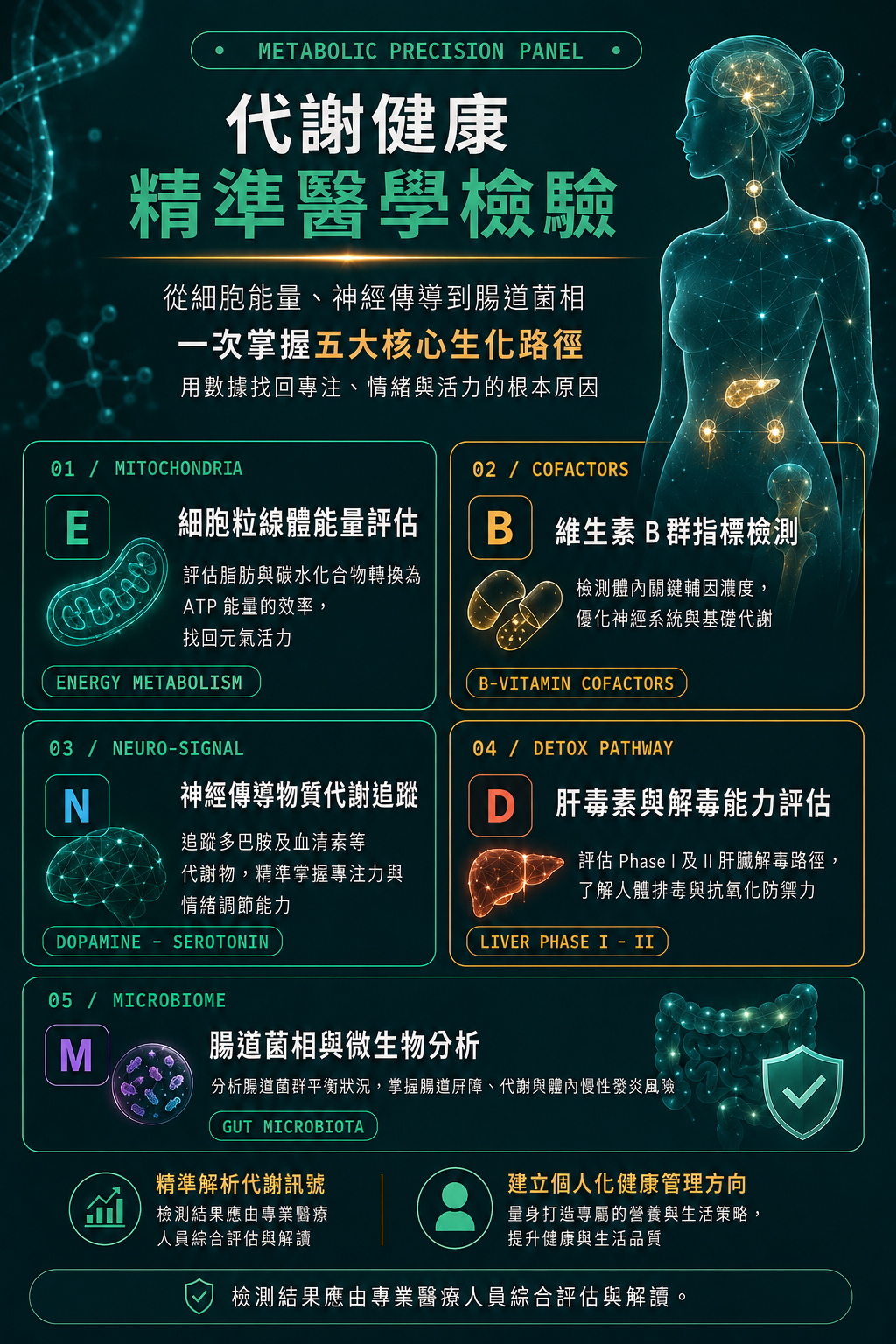 全套代謝健康評估檢驗說明圖
