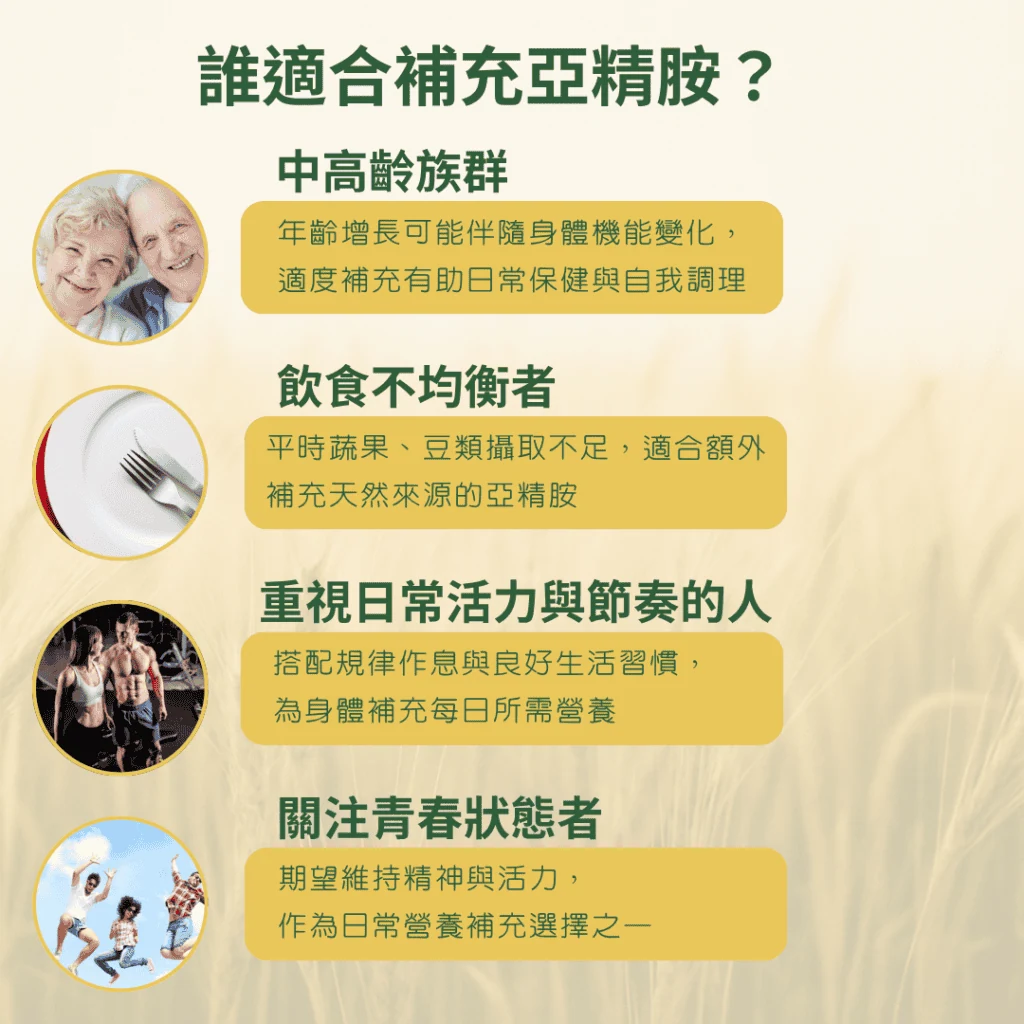 誰適合補充亞精胺?