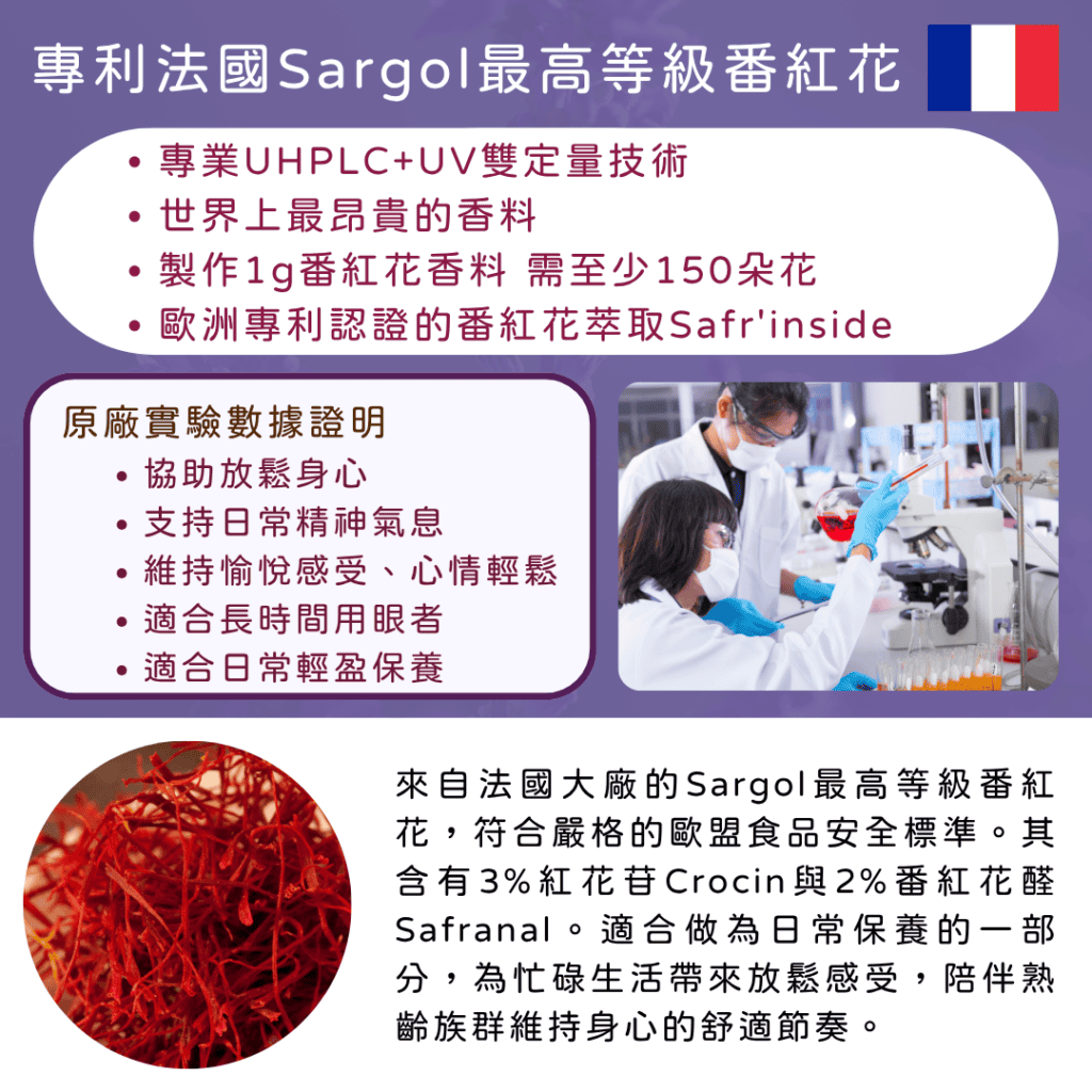 專利法國Sargol最高等級番紅花